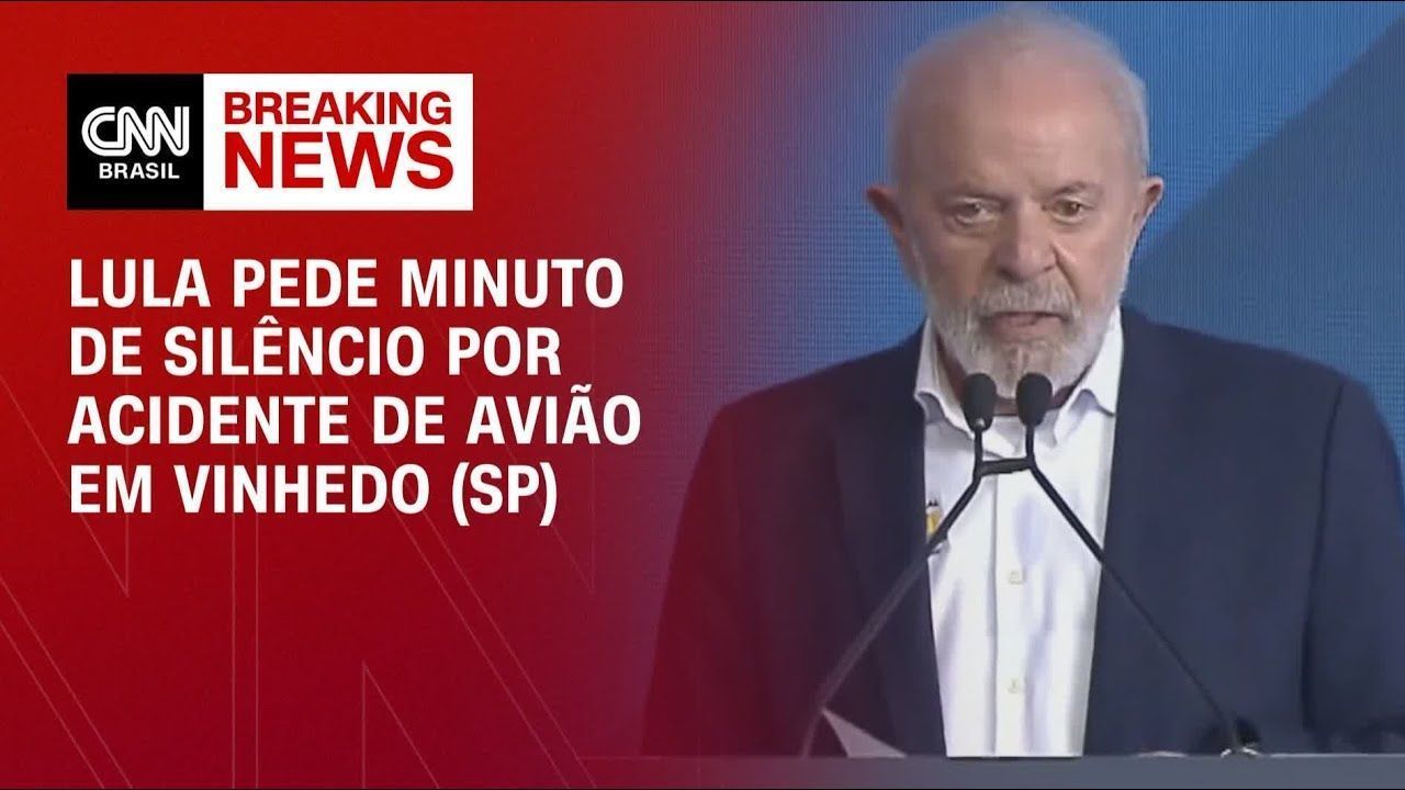 queda-de-aviao-em-vinhedo:-ministro-relata-acoes-a-lula-e-diz-que-foco-agora-e-na-retirada-de-corpos