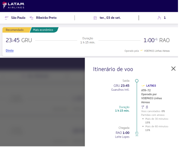 latam:-passageiros-sao-informados-que-viajarao-de-voepass-antes-de-comprar-bilhete