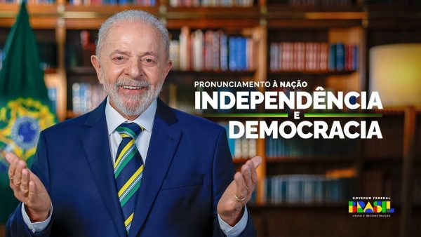 em-pronunciamento-sobre-7-de-setembro,-lula-defende-democracia:-“nossa-soberania-nao-esta-a-venda”